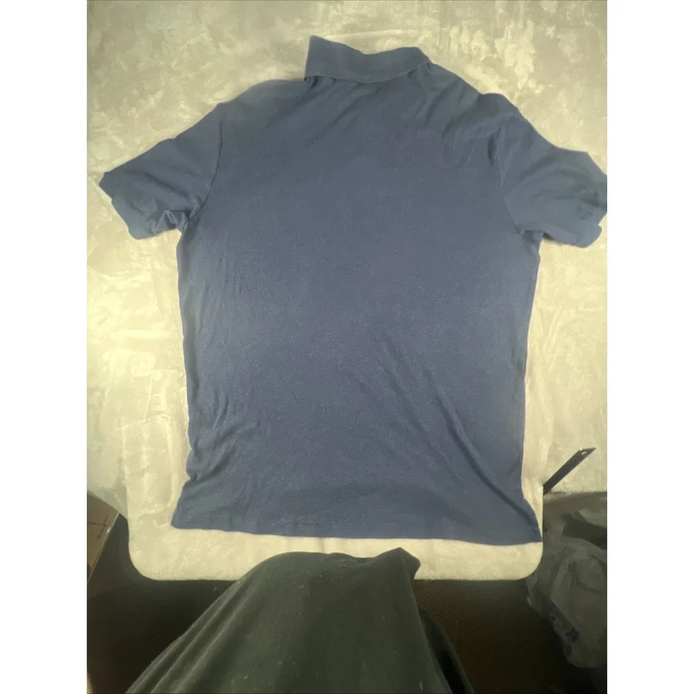 Polo Ralph Lauren Polo Shirt Mens 2XLT Navy Blue Short Sleeve Cotton Pony Logo